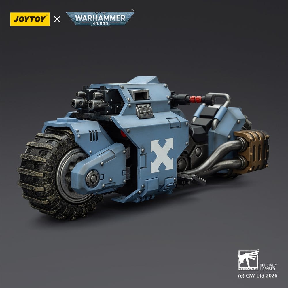 Warhammer 40,000 Raider-pattern Combat Bike Space Wolves with twin-linked bolt rifles 22 cm - Preorder - ETA: 10.08.2026