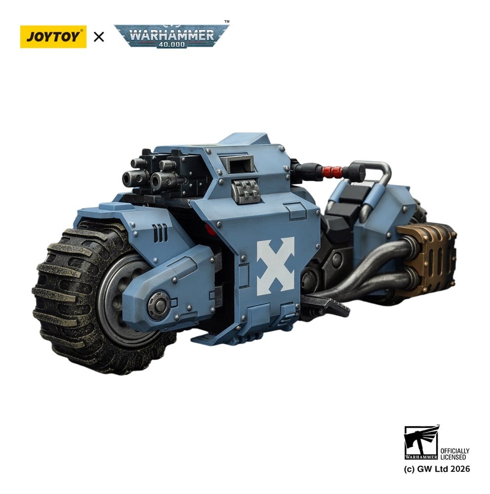 Warhammer 40,000 Raider-pattern Combat Bike Space Wolves with twin-linked bolt rifles 22 cm - Preorder - ETA: 10.08.2026