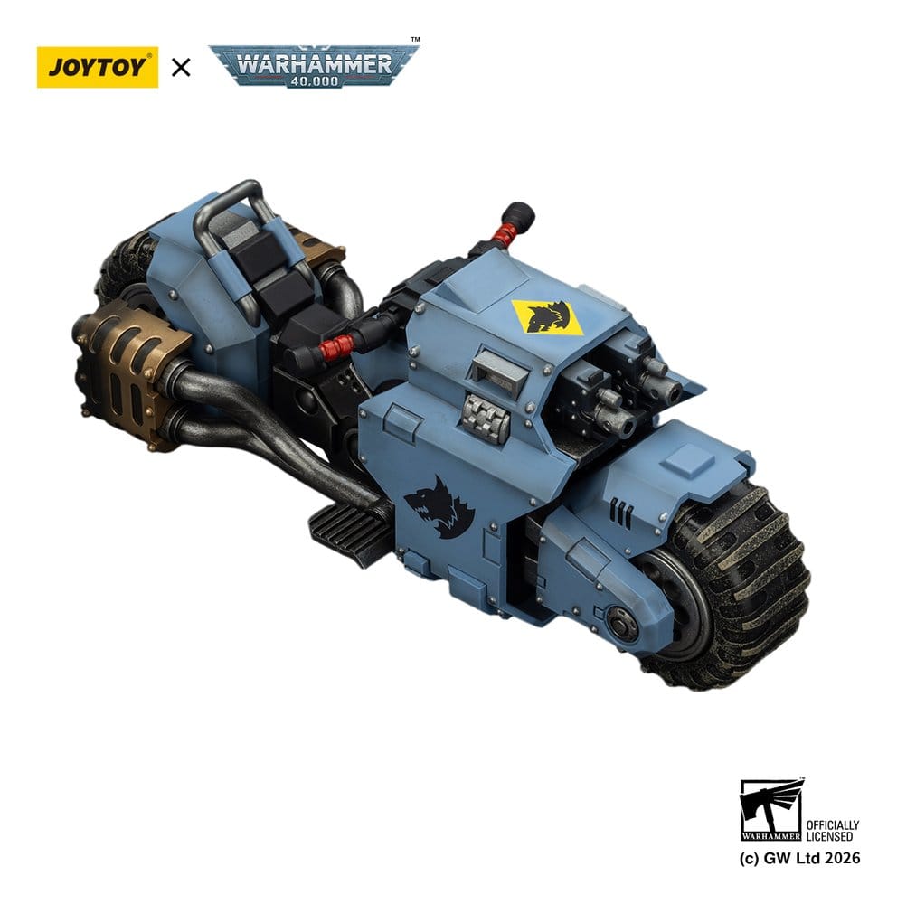 Warhammer 40,000 Raider-pattern Combat Bike Space Wolves with twin-linked bolt rifles 22 cm - Preorder - ETA: 10.08.2026