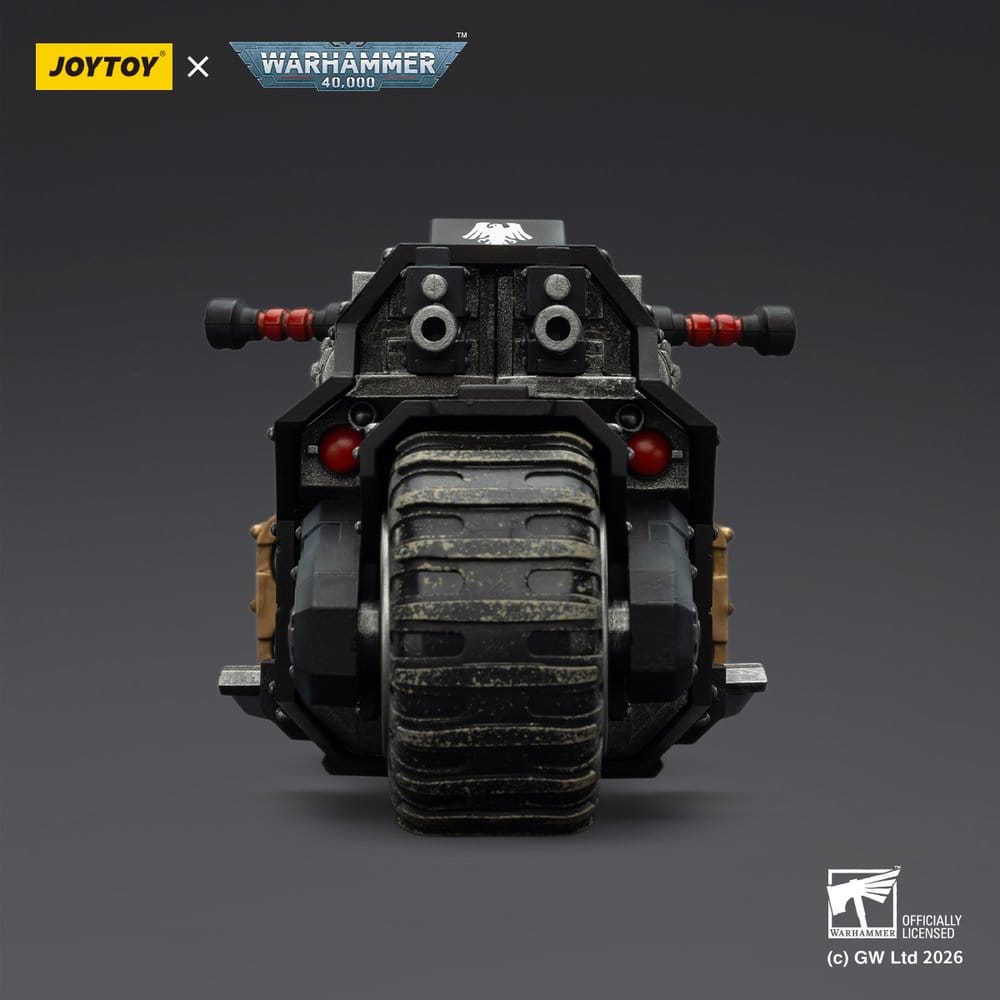 Warhammer 40,000 Raider-pattern Combat Bike Raven Guard with twin-linked bolt rifles 22 cm - Preorder - ETA: 10.08.2026