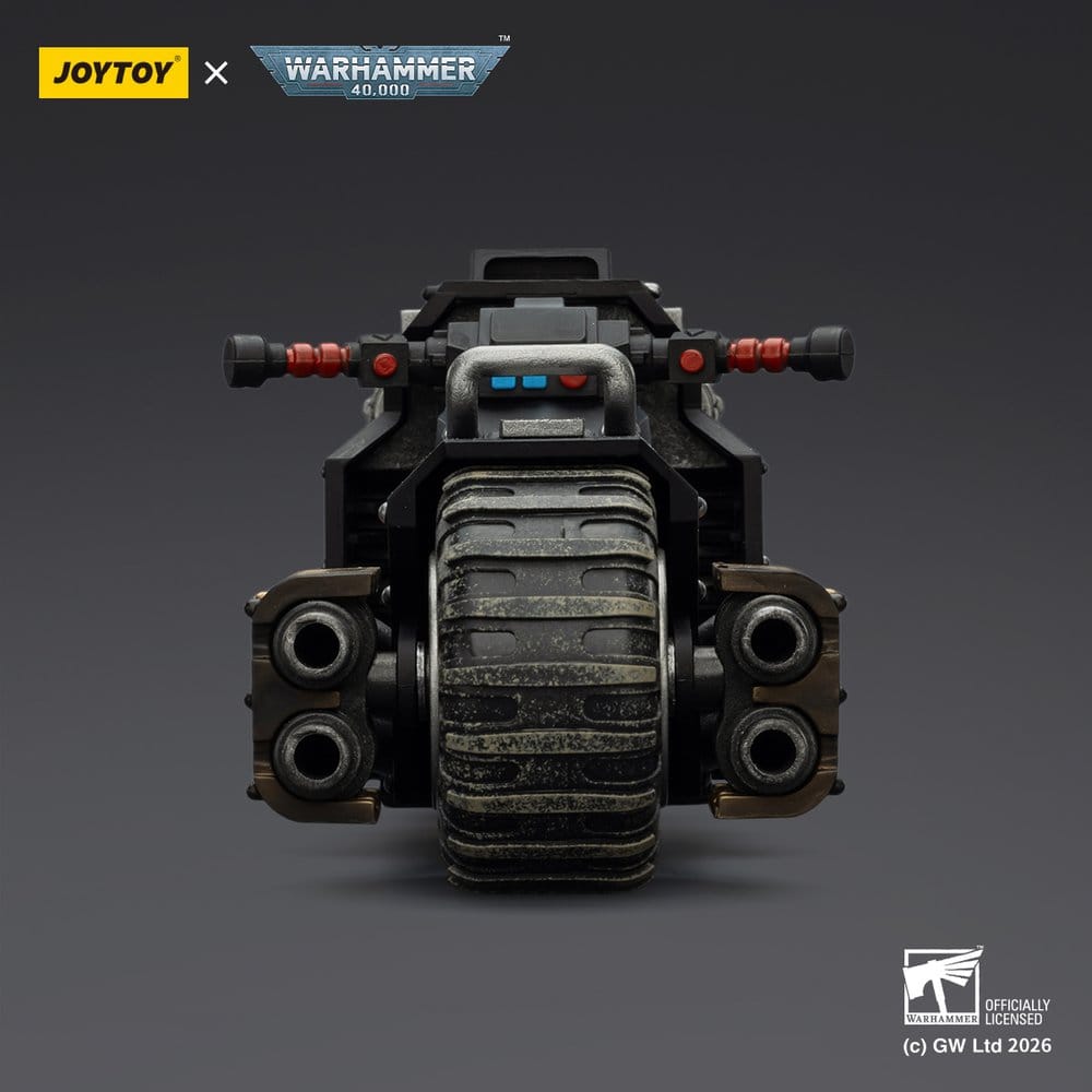 Warhammer 40,000 Raider-pattern Combat Bike Raven Guard with twin-linked bolt rifles 22 cm - Preorder - ETA: 10.08.2026