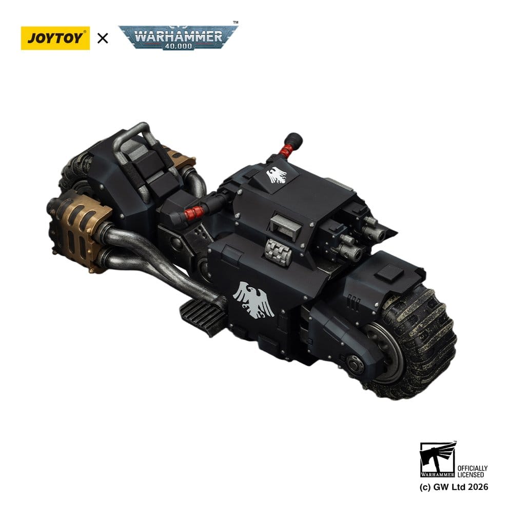 Warhammer 40,000 Raider-pattern Combat Bike Raven Guard with twin-linked bolt rifles 22 cm - Preorder - ETA: 10.08.2026