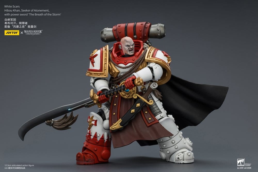 Warhammer The Horus Heresy Actionfigur White Scars Hibou Khan, Seeker of Atonement 12 cm - Preorder - ETA: 25.09.2026