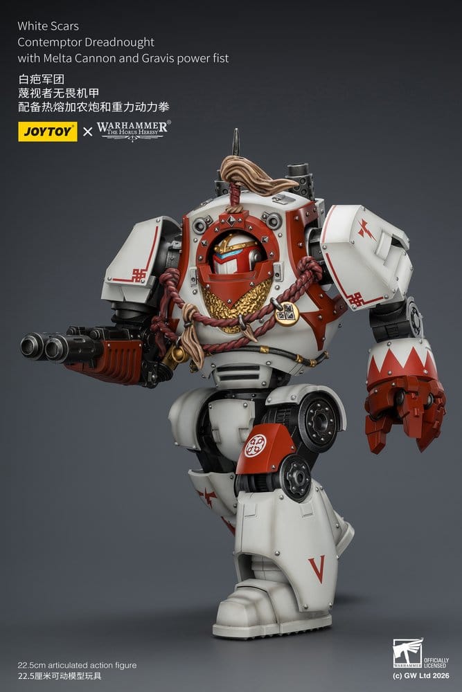 Warhammer The Horus Heresy Actionfigur White Scars Contemptor Dreadnought 23 cm - Preorder - ETA: 25.09.2026