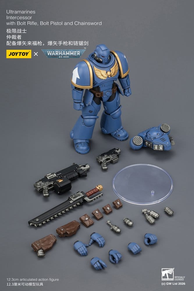 Warhammer 40,000 Actionfigur Ultramarines Intercessor 12 cm - Preorder - ETA: 25.09.2026
