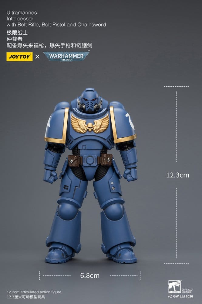 Warhammer 40,000 Actionfigur Ultramarines Intercessor 12 cm - Preorder - ETA: 25.09.2026