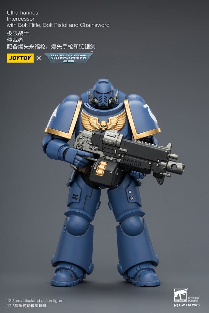 Warhammer 40,000 Actionfigur Ultramarines Intercessor 12 cm - Preorder - ETA: 25.09.2026