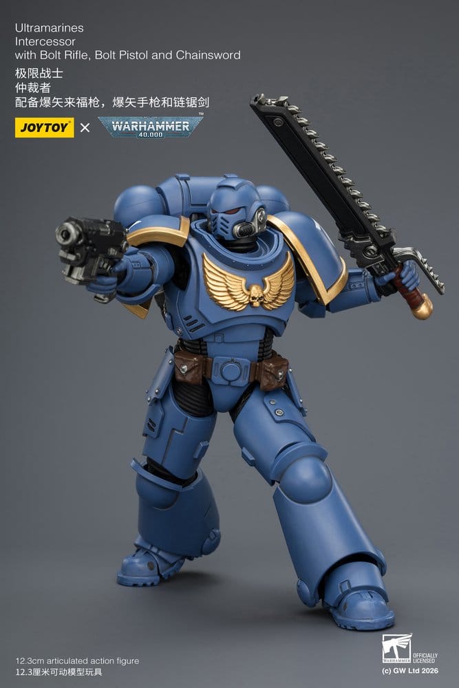 Warhammer 40,000 Actionfigur Ultramarines Intercessor 12 cm - Preorder - ETA: 25.09.2026