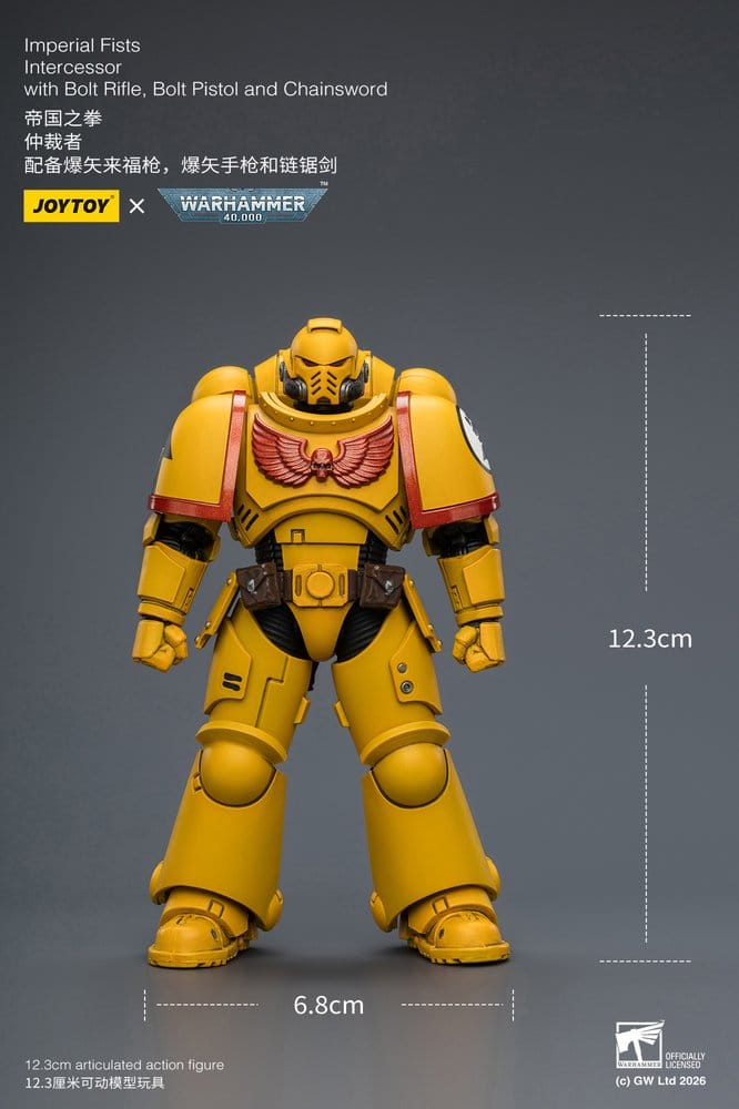 Warhammer 40,000 Actionfigur Imperial Fists Intercessor 12 cm - Preorder - ETA: 10.08.2026