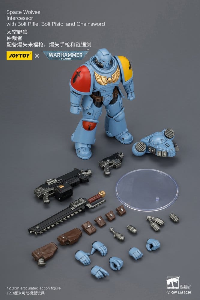 Warhammer 40,000 Actionfigur Space Wolves Intercessor 12 cm - Preorder - ETA: 10.08.2026
