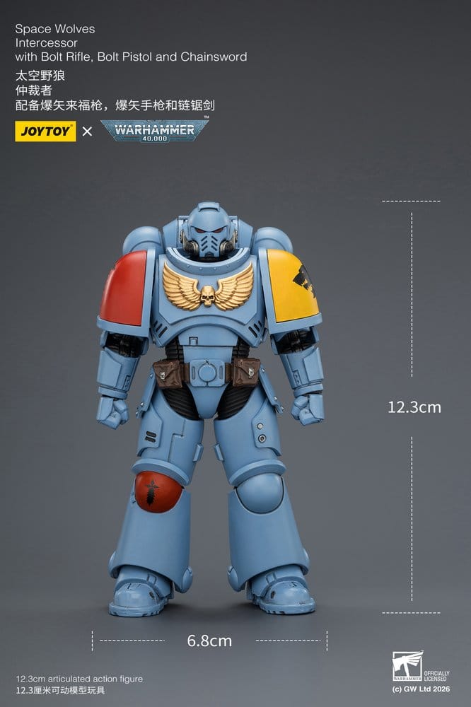 Warhammer 40,000 Actionfigur Space Wolves Intercessor 12 cm - Preorder - ETA: 10.08.2026