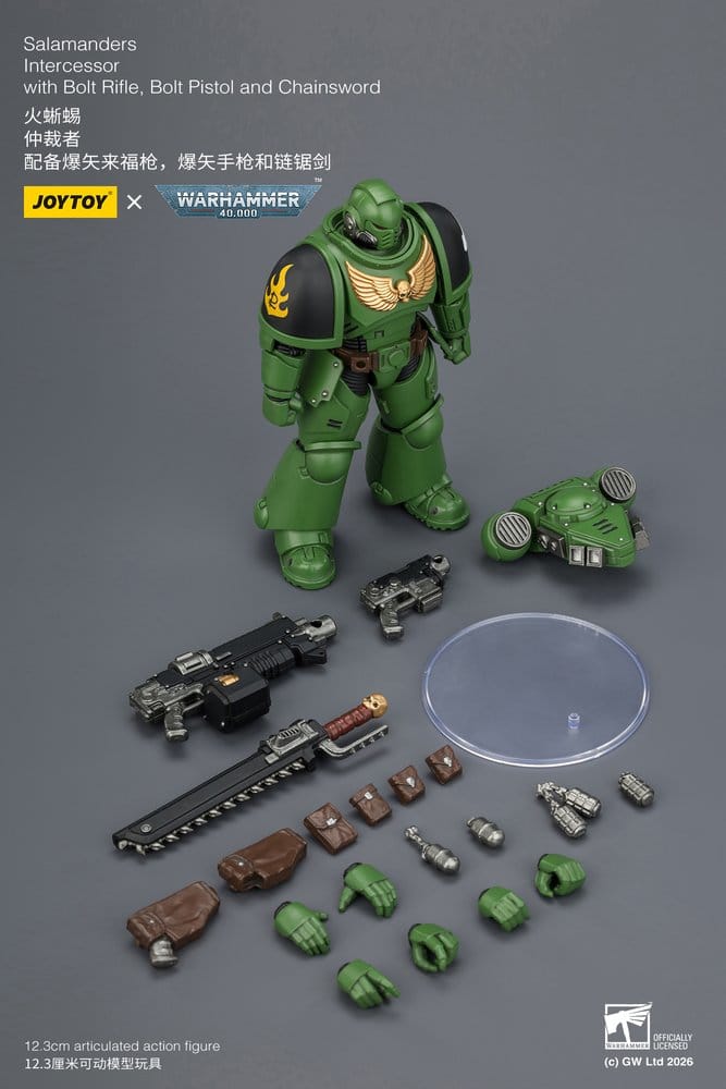 Warhammer 40,000 Actionfigur Salamanders Intercessor 12 cm - Preorder - ETA: 10.08.2026