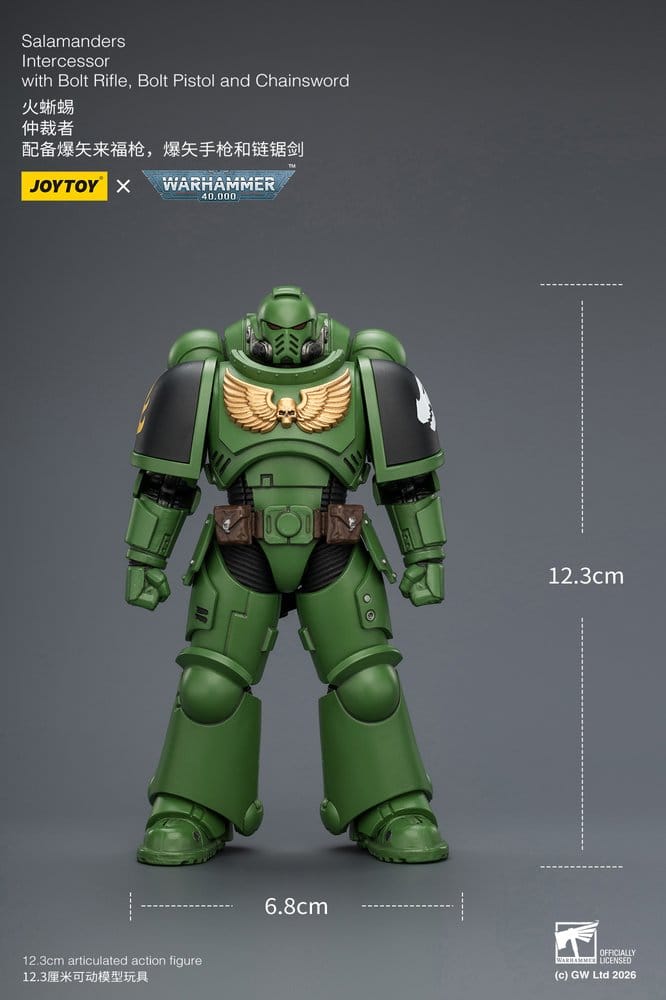 Warhammer 40,000 Actionfigur Salamanders Intercessor 12 cm - Preorder - ETA: 10.08.2026