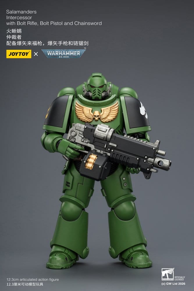 Warhammer 40,000 Actionfigur Salamanders Intercessor 12 cm - Preorder - ETA: 10.08.2026