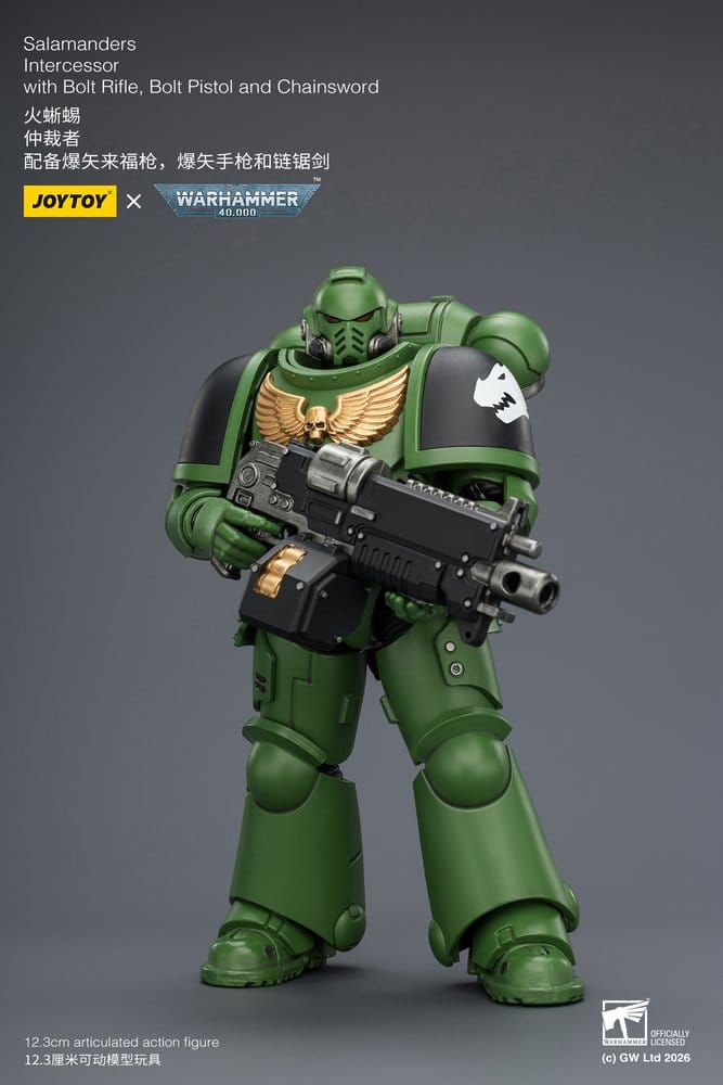Warhammer 40,000 Actionfigur Salamanders Intercessor 12 cm - Preorder - ETA: 10.08.2026