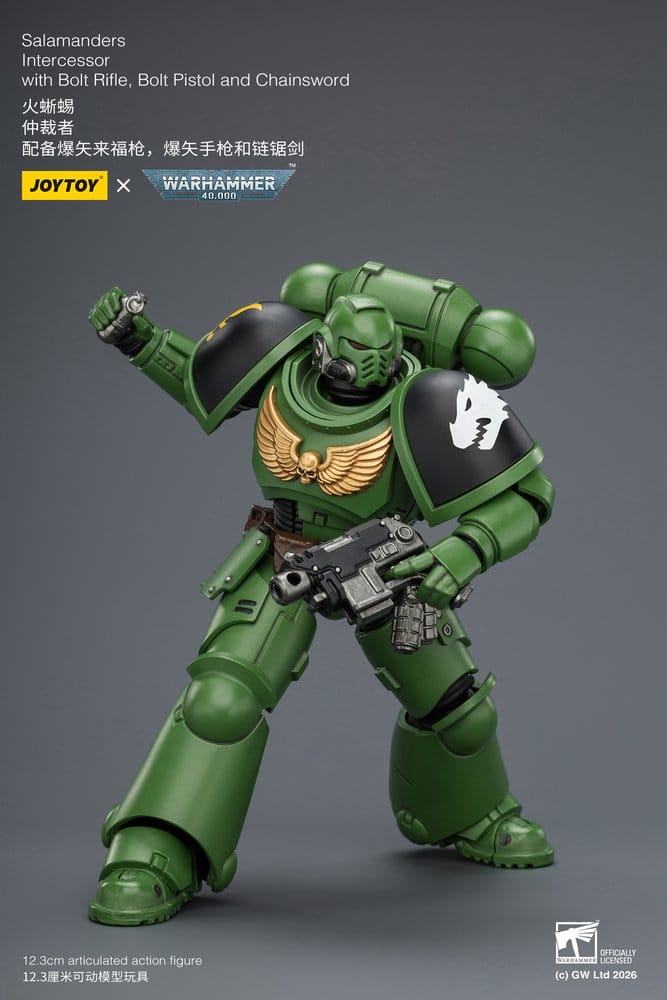 Warhammer 40,000 Actionfigur Salamanders Intercessor 12 cm - Preorder - ETA: 10.08.2026
