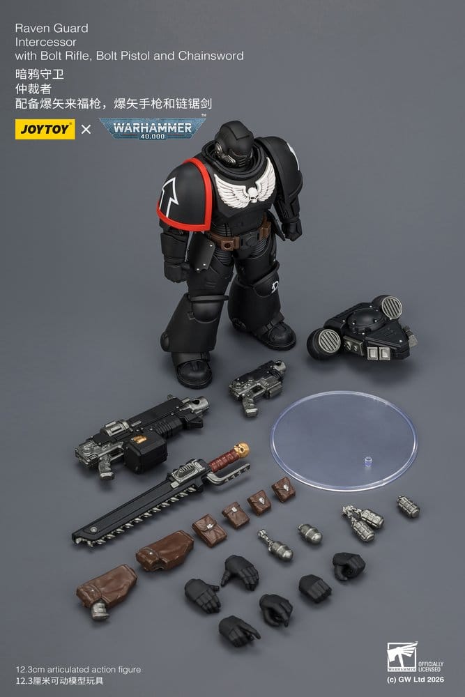 Warhammer 40,000 Actionfigur Raven Guard Intercessor 12 cm - Preorder - ETA: 10.08.2026