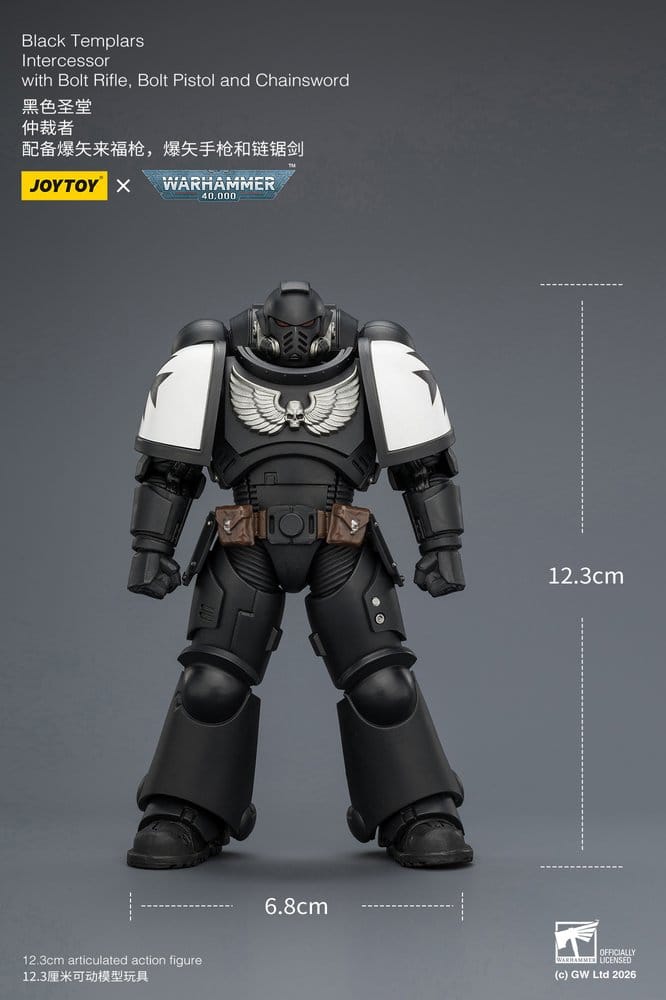Warhammer 40,000 Actionfigur Black Templars Intercessor 12 cm - Preorder - ETA: 10.08.2026