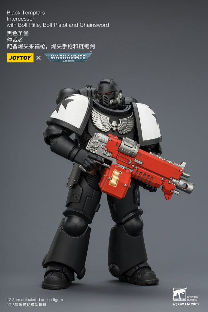 Warhammer 40,000 Actionfigur Black Templars Intercessor 12 cm - Preorder - ETA: 10.08.2026
