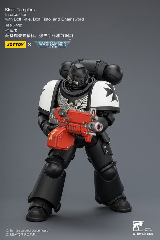 Warhammer 40,000 Actionfigur Black Templars Intercessor 12 cm - Preorder - ETA: 10.08.2026