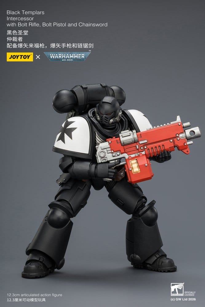 Warhammer 40,000 Actionfigur Black Templars Intercessor 12 cm - Preorder - ETA: 10.08.2026