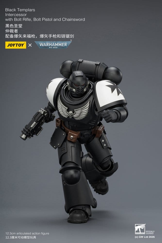 Warhammer 40,000 Actionfigur Black Templars Intercessor 12 cm - Preorder - ETA: 10.08.2026
