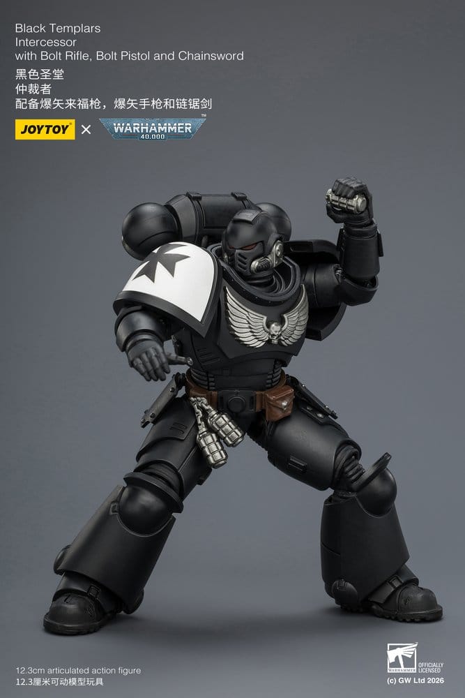 Warhammer 40,000 Actionfigur Black Templars Intercessor 12 cm - Preorder - ETA: 10.08.2026