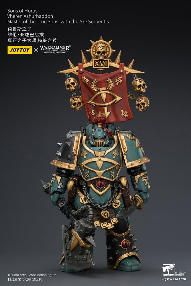 Warhammer The Horus Heresy Actionfigur Sons of Horus Vheren Ashurhaddon Master of the True Sons 13 cm - Preorder - ETA: 10.08.2026