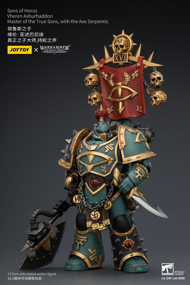 Warhammer The Horus Heresy Actionfigur Sons of Horus Vheren Ashurhaddon Master of the True Sons 13 cm - Preorder - ETA: 10.08.2026
