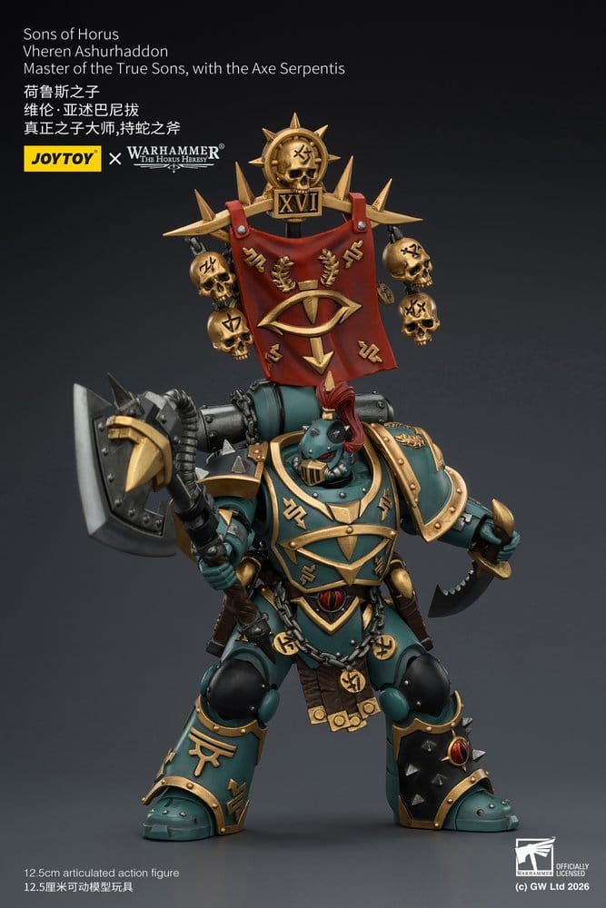Warhammer The Horus Heresy Actionfigur Sons of Horus Vheren Ashurhaddon Master of the True Sons 13 cm - Preorder - ETA: 10.08.2026