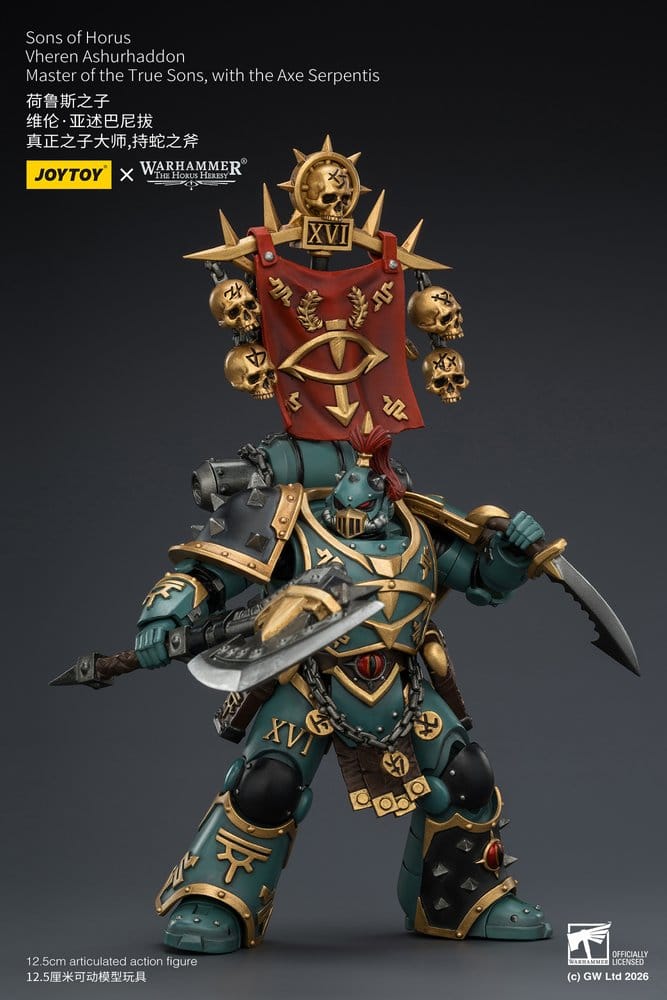 Warhammer The Horus Heresy Actionfigur Sons of Horus Vheren Ashurhaddon Master of the True Sons 13 cm - Preorder - ETA: 10.08.2026