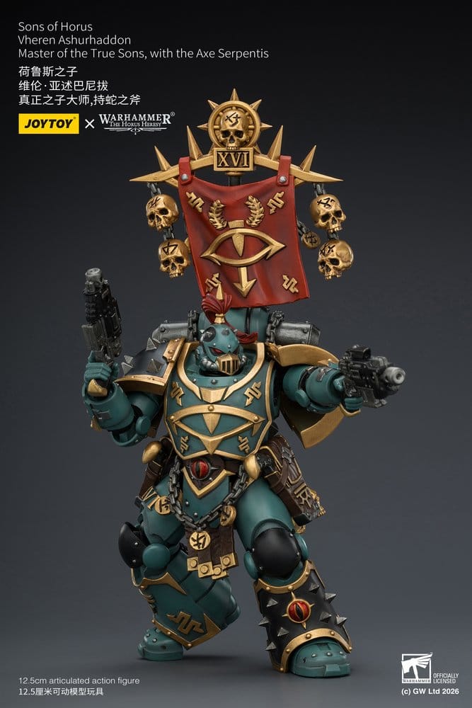Warhammer The Horus Heresy Actionfigur Sons of Horus Vheren Ashurhaddon Master of the True Sons 13 cm - Preorder - ETA: 10.08.2026