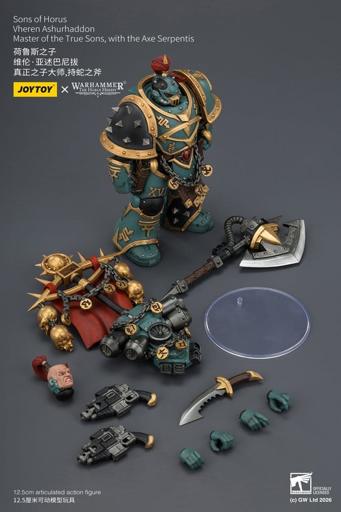 Warhammer The Horus Heresy Actionfigur Sons of Horus Vheren Ashurhaddon Master of the True Sons 13 cm - Preorder - ETA: 10.08.2026
