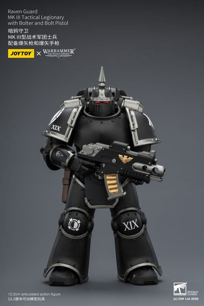 Warhammer 40,000 Actionfigur Raven Guard MK III Tactical Legionary 12 cm - Preorder - ETA: 10.08.2026