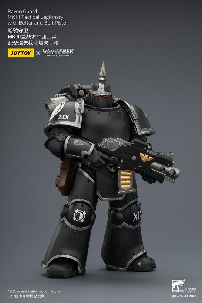 Warhammer 40,000 Actionfigur Raven Guard MK III Tactical Legionary 12 cm - Preorder - ETA: 10.08.2026