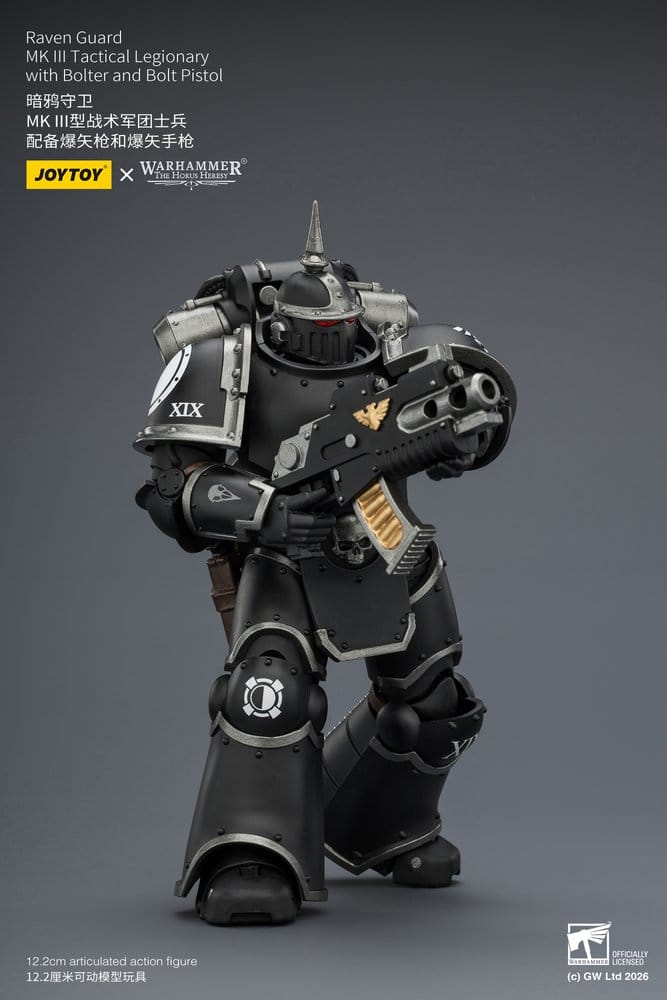 Warhammer 40,000 Actionfigur Raven Guard MK III Tactical Legionary 12 cm - Preorder - ETA: 10.08.2026