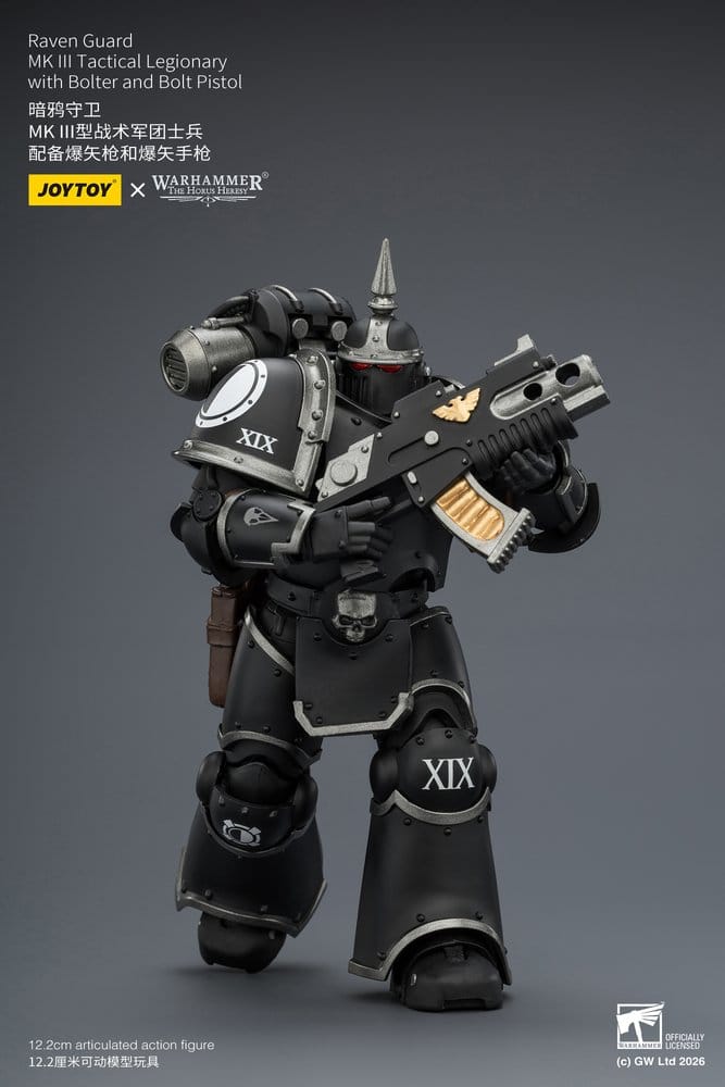 Warhammer 40,000 Actionfigur Raven Guard MK III Tactical Legionary 12 cm - Preorder - ETA: 10.08.2026