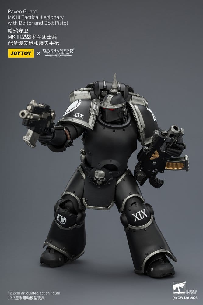 Warhammer 40,000 Actionfigur Raven Guard MK III Tactical Legionary 12 cm - Preorder - ETA: 10.08.2026