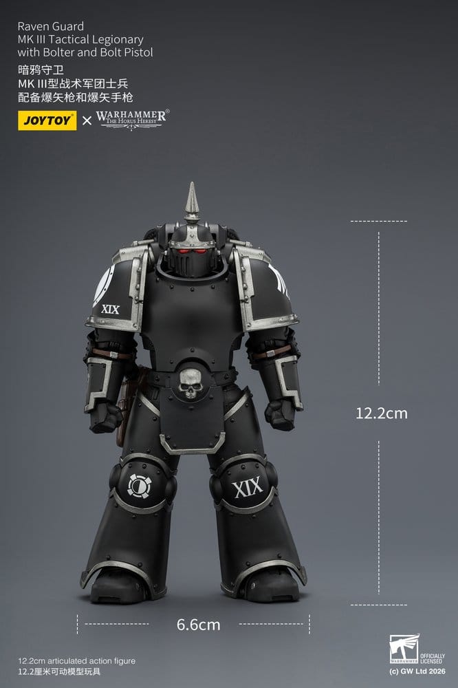 Warhammer 40,000 Actionfigur Raven Guard MK III Tactical Legionary 12 cm - Preorder - ETA: 10.08.2026