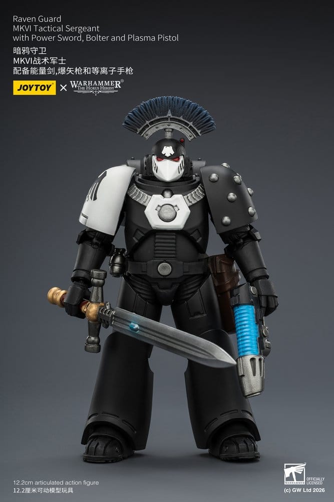 Warhammer 40,000 Actionfigur Raven Guard MkVI Tactical Sergeant 12 cm - Preorder - ETA: 10.08.2026