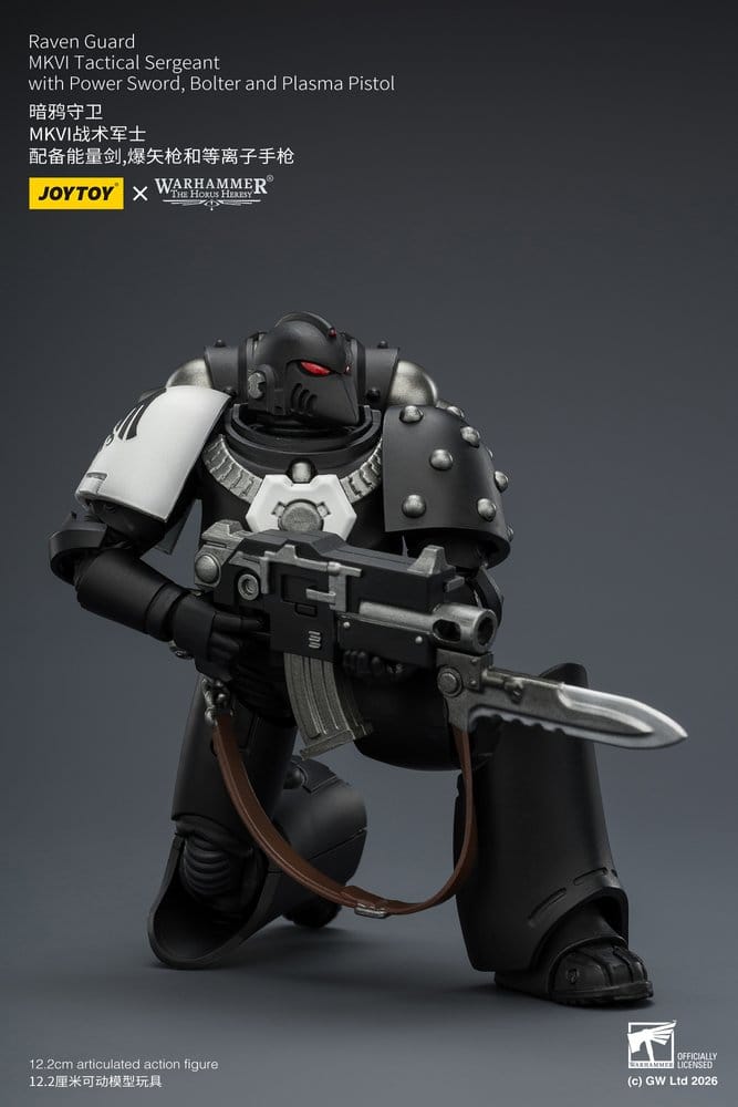 Warhammer 40,000 Actionfigur Raven Guard MkVI Tactical Sergeant 12 cm - Preorder - ETA: 10.08.2026
