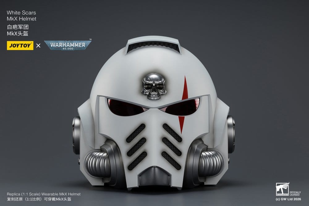 Warhammer 40,000 Helm White Scars MkX 30 cm - Preorder - ETA: 23.10.2026