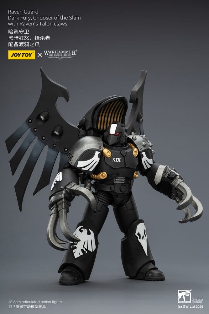 Warhammer 40,000 Actionfigur Raven Guard Dark Fury, Chooser of the Slain 12 cm - Preorder - ETA: 25.09.2026