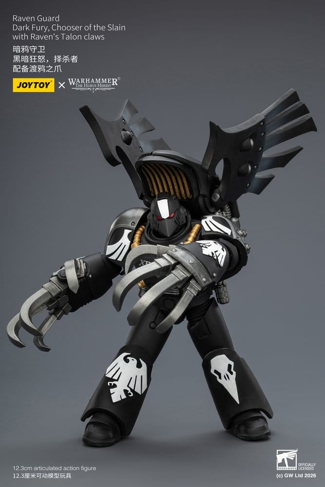Warhammer 40,000 Actionfigur Raven Guard Dark Fury, Chooser of the Slain 12 cm - Preorder - ETA: 25.09.2026