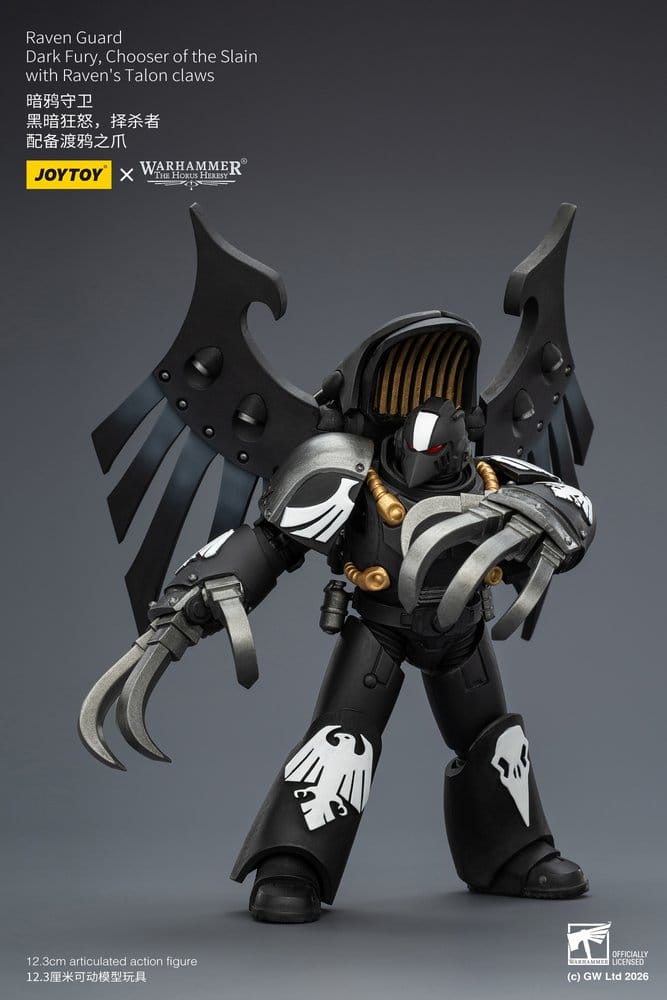 Warhammer 40,000 Actionfigur Raven Guard Dark Fury, Chooser of the Slain 12 cm - Preorder - ETA: 25.09.2026