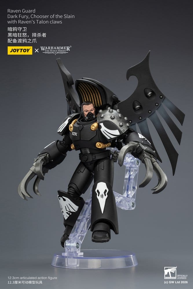Warhammer 40,000 Actionfigur Raven Guard Dark Fury, Chooser of the Slain 12 cm - Preorder - ETA: 25.09.2026