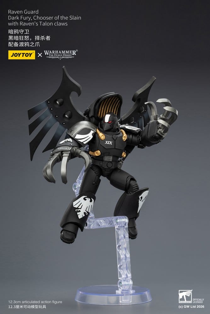 Warhammer 40,000 Actionfigur Raven Guard Dark Fury, Chooser of the Slain 12 cm - Preorder - ETA: 25.09.2026