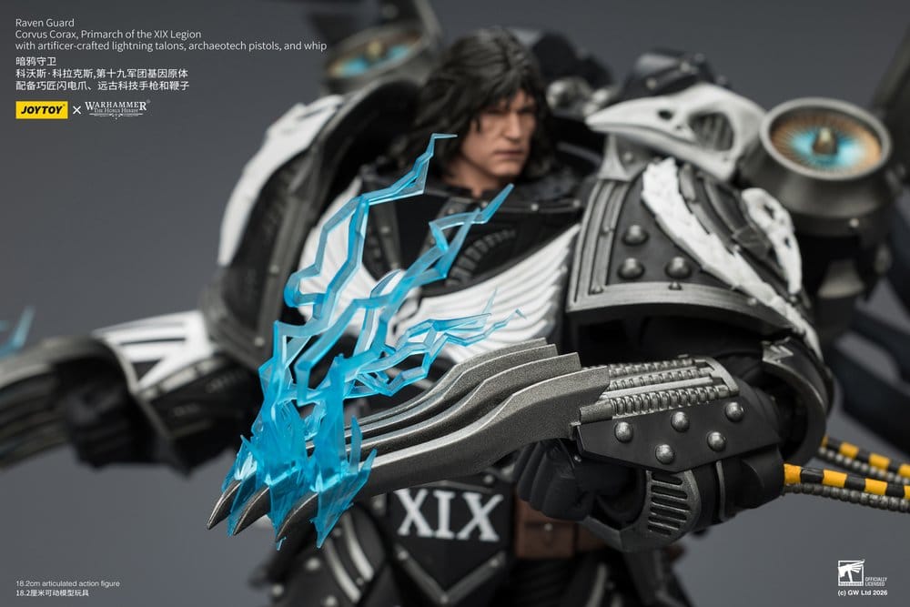 Warhammer 40,000 Actionfigur Raven Guard Corvus Corax, Primarch of the XIX Legion 18 cm - Preorder - ETA: 23.10.2026