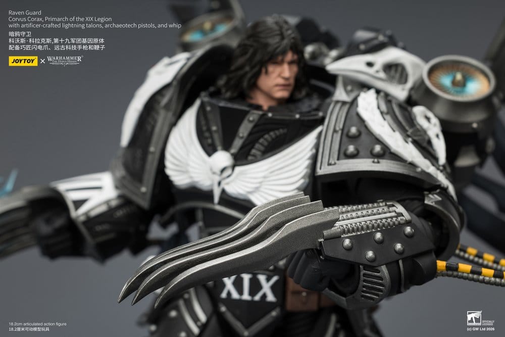 Warhammer 40,000 Actionfigur Raven Guard Corvus Corax, Primarch of the XIX Legion 18 cm - Preorder - ETA: 23.10.2026