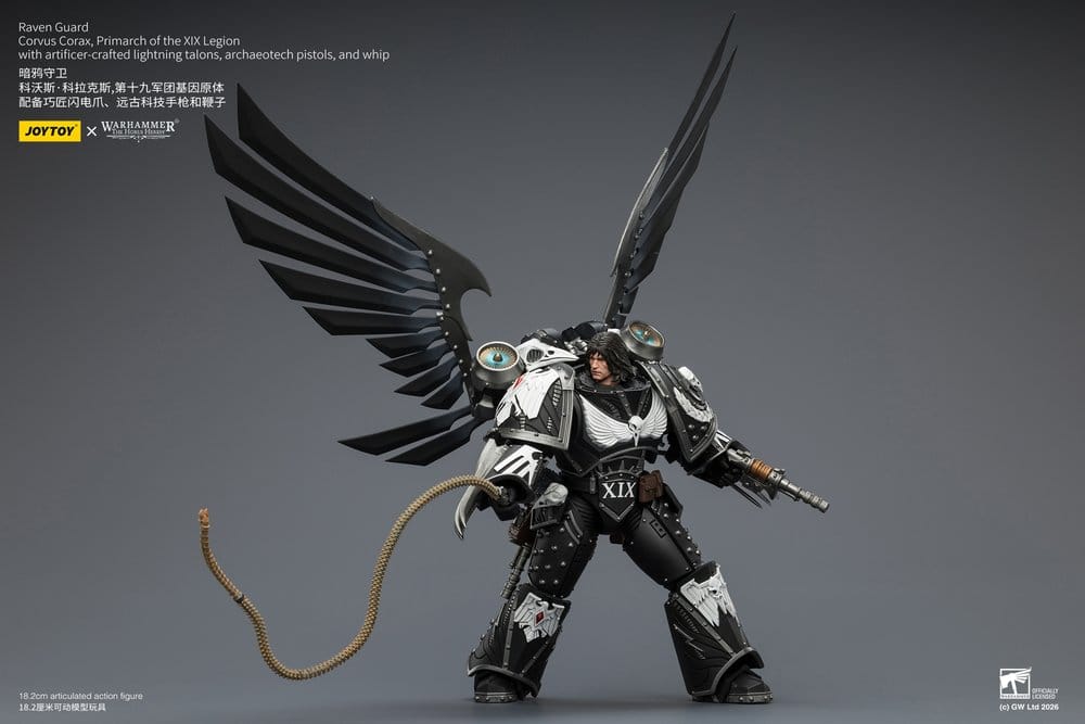 Warhammer 40,000 Actionfigur Raven Guard Corvus Corax, Primarch of the XIX Legion 18 cm - Preorder - ETA: 23.10.2026